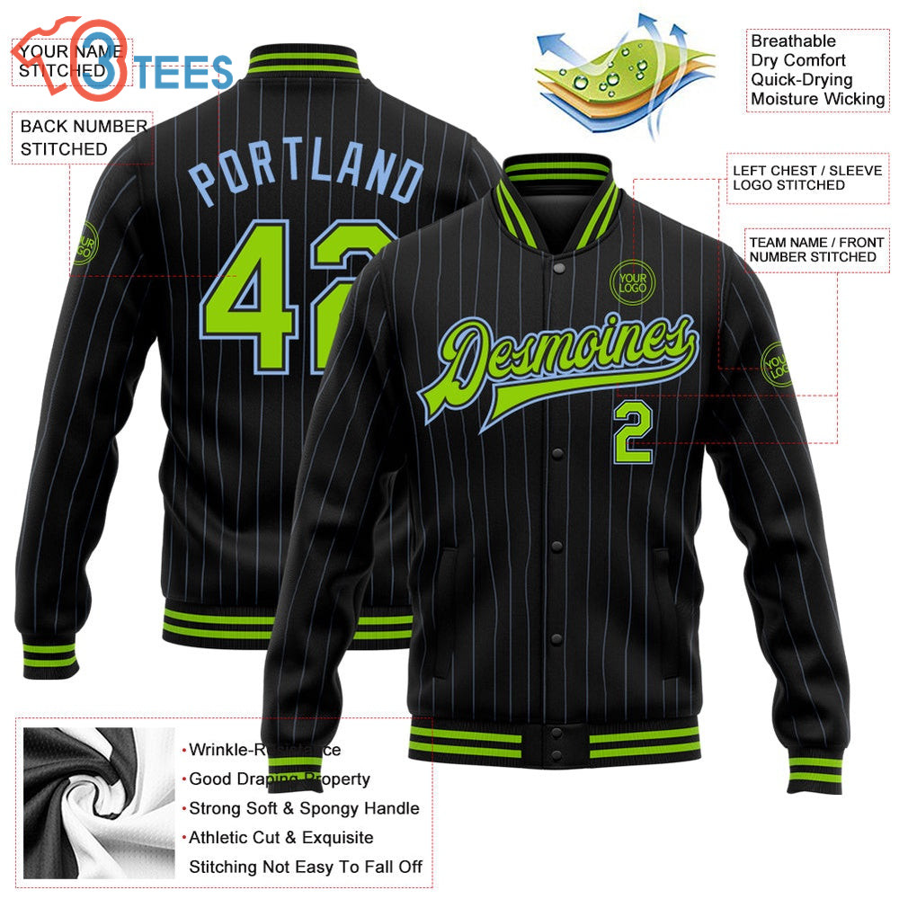 custom-black-light-blue-pinstripe-neon-green-bomber-fullsnap-varsity-letterman-jacket-mens-womens-varsity-jacket-baseball-jackets-6444-4-1
