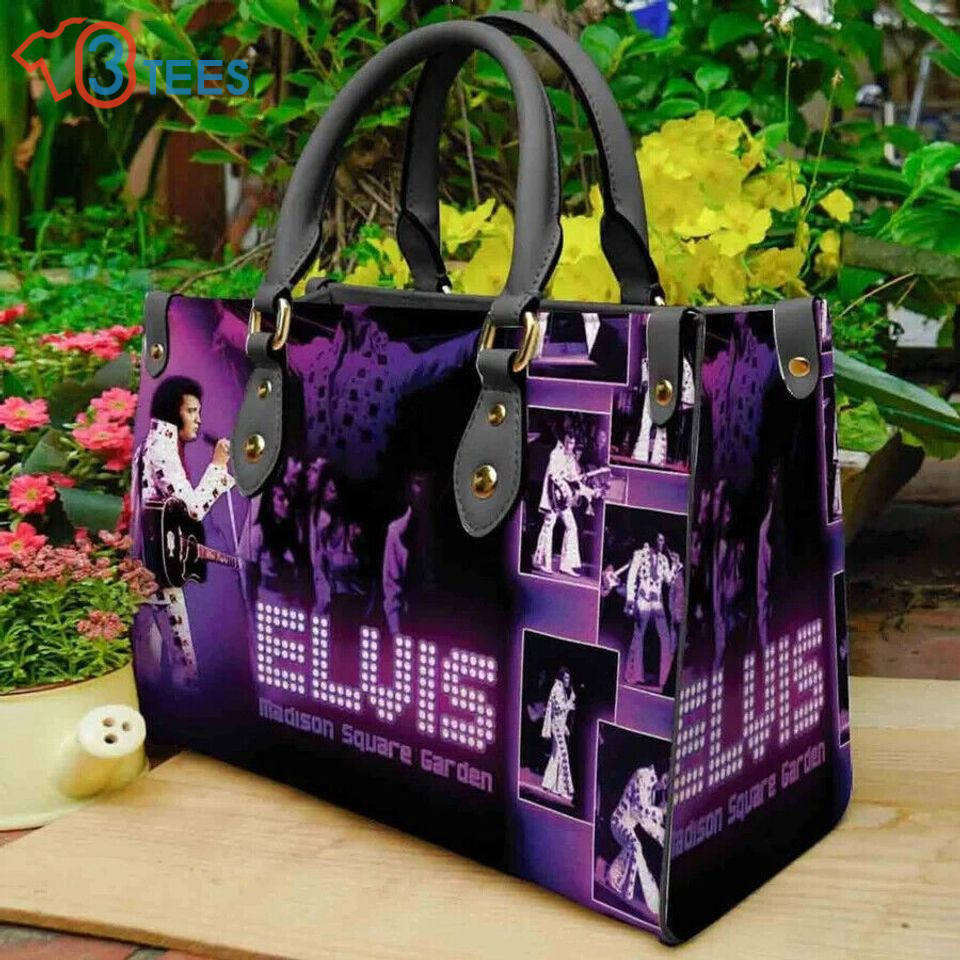 Elvis Presley Leather Bag, Women Leather Handbag, Music Lover Bag  B6091