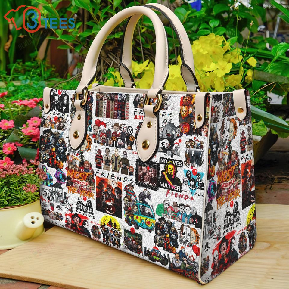 Horror Halloween Leather Bag Purse For Women, Halloween Leather Bag  B6086