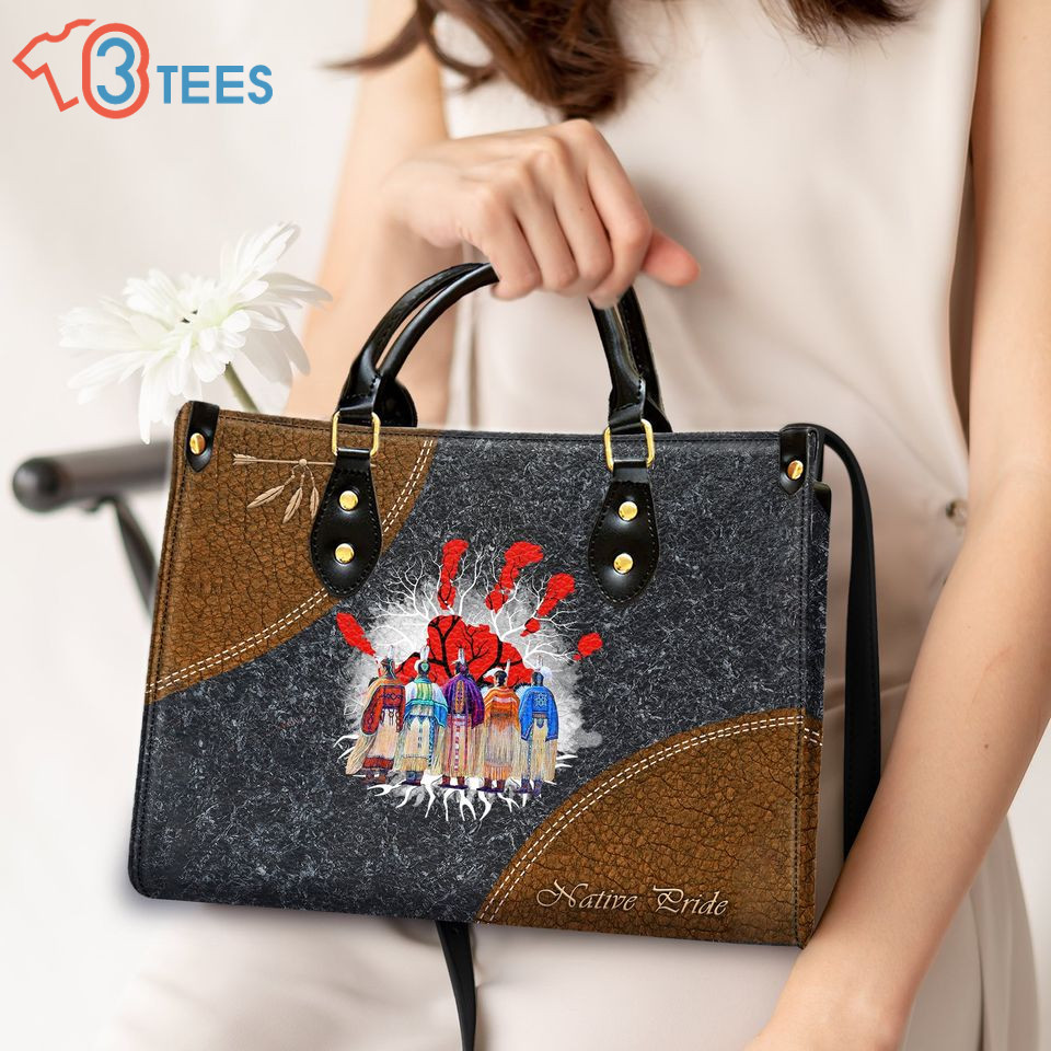 Native Girls American Leather Bag, Native American Leather Bag  B6127