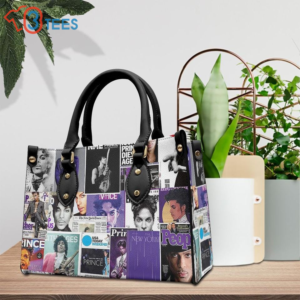 Prince Music Leather Bag, Prince Leather Bag, Prince Lover\'s Gift  B6095