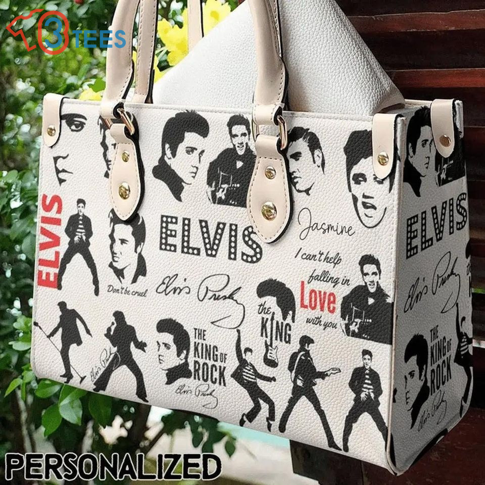 Vintage Elvis Presley Leather Bag Women Leather Hand Bag  B6129
